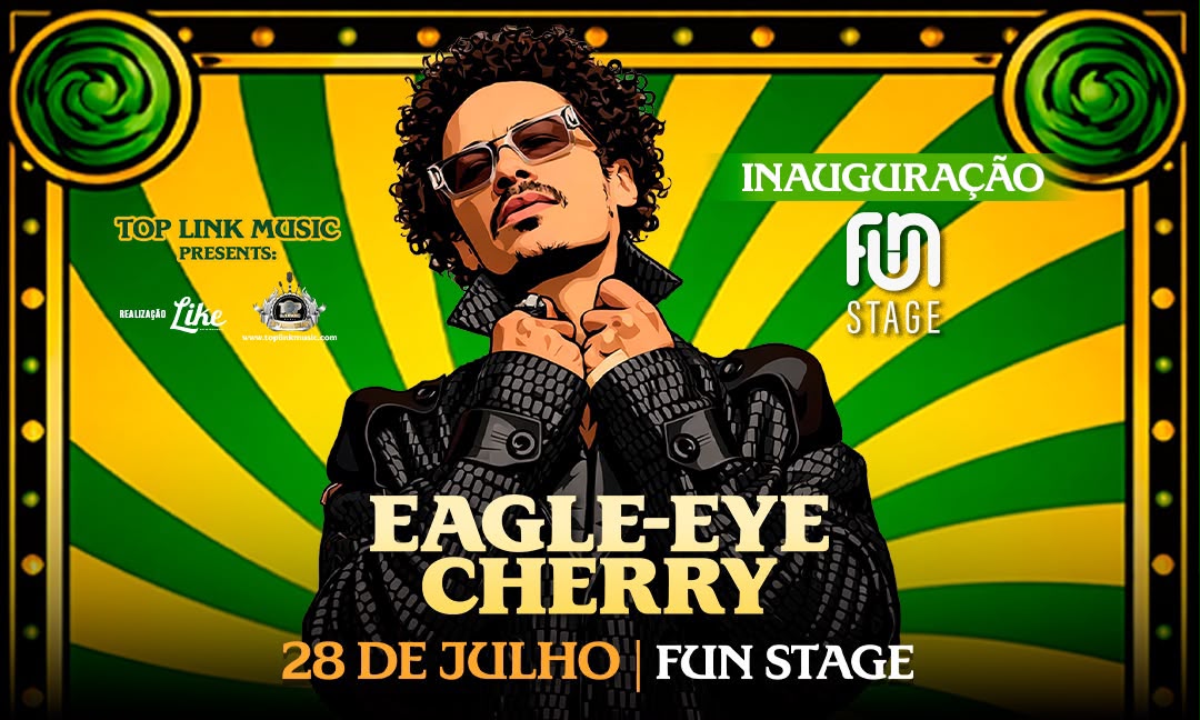 Eagle-Eye Cherry inaugura a Fun Stage ao público